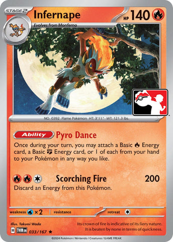 Image for Infernape (033/167) (Prize Pack Series Cards) - Pokemon