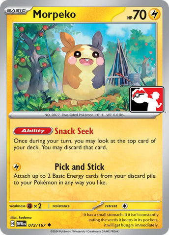 Image for Morpeko - 072-167 (072/167) (Prize Pack Series Cards) - Pokemon