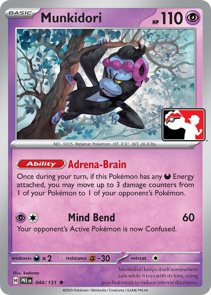 Image for Munkidori (095/167) (Prize Pack Series Cards) - Pokemon