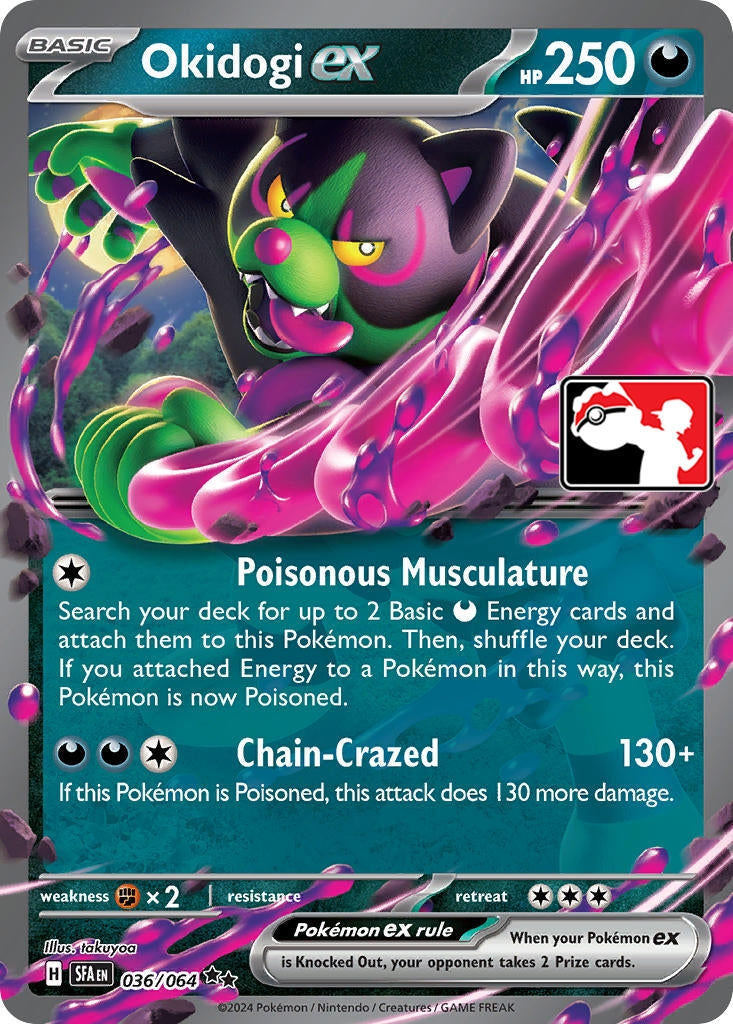 Image for Okidogi ex (036/064) (Prize Pack Series Cards) - Pokemon