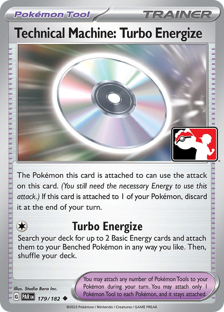 Image for Technical Machine: Turbo Energize (179/182) (Prize Pack Series Cards) - Pokemon