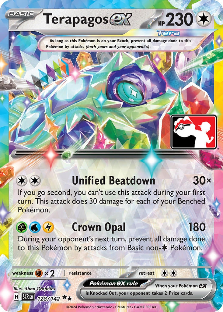 Image for Terapagos ex (128/142) (Prize Pack Series Cards) - Pokemon