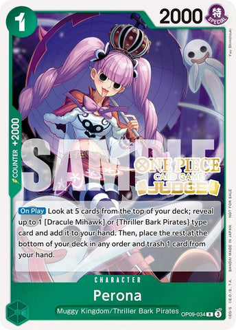 Image for Perona (Judge Pack Vol. 5) (OP09-034) (OP-PR)