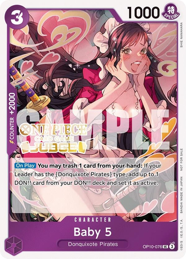 Image for Baby 5 (Judge Pack Vol. 5) (OP10-076) (OP-PR)