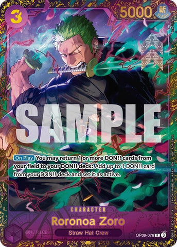 Image for Roronoa Zoro (Championship 25-26 Regionals Season 1) (OP09-076) (OP-PR)