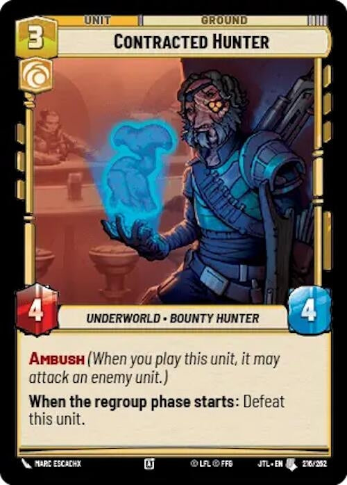 Image for Contracted Hunter (216/257) [Jump to Lightspeed]