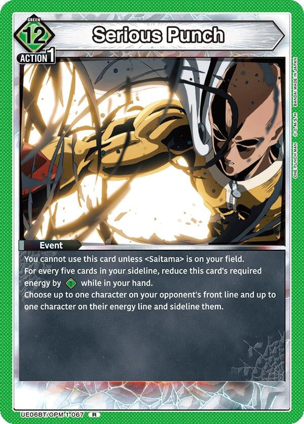 Image for Serious Punch (UE06BT/OPM-1-067) [UE06BT: One Punch Man]