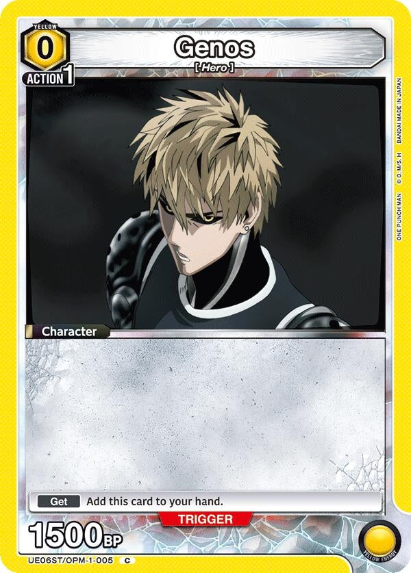 Image for Genos (005) (UE06ST/OPM-1-005) [UE06ST: One Punch Man Starter Deck]