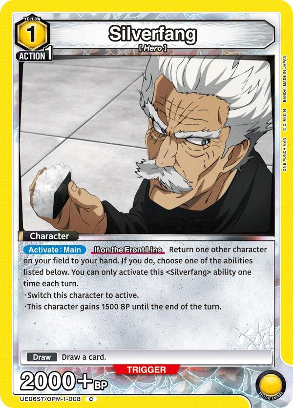 Image for Silverfang (008) (UE06ST/OPM-1-008) [UE06ST: One Punch Man Starter Deck]