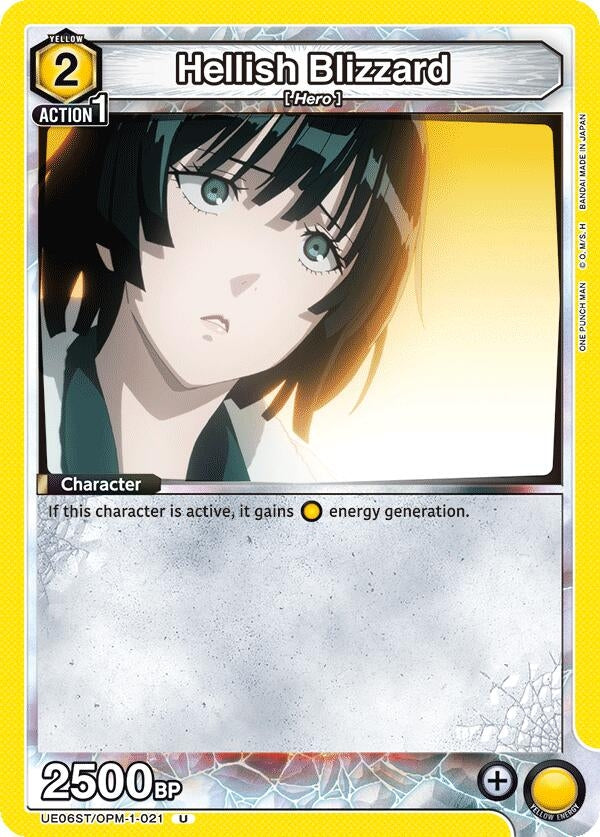 Image for Hellish Blizzard (021) (UE06ST/OPM-1-021) [UE06ST: One Punch Man Starter Deck]