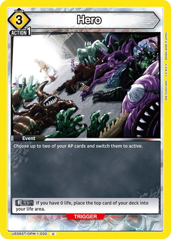 Image for Hero (UE06ST/OPM-1-032) [UE06ST: One Punch Man Starter Deck]