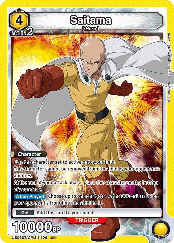 Image for Saitama (106) (UE06ST/OPM-1-106) [UE06ST: One Punch Man Starter Deck]
