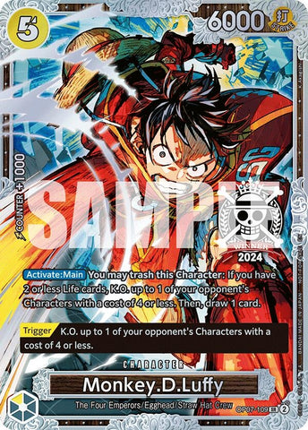 Image for Monkey.D.Luffy (Championship 2024 World Final 2nd Place) (OP07-109) (OP-PR)