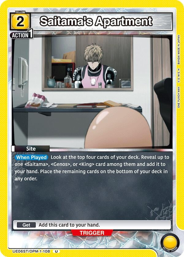 Image for Saitama's Apartment (UE06ST/OPM-1-108) [UE06ST: One Punch Man Starter Deck]