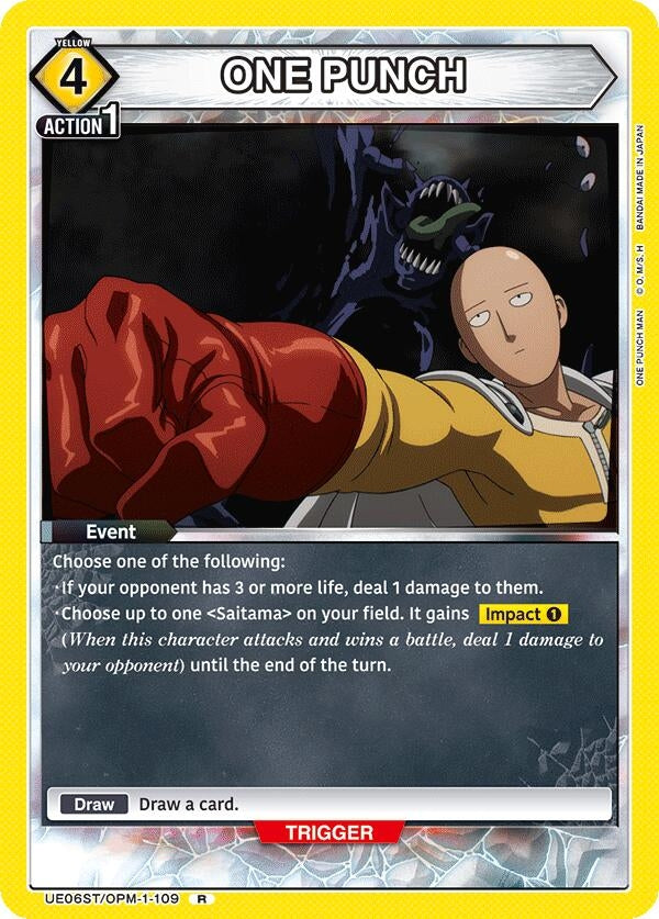 Image for ONE PUNCH (UE06ST/OPM-1-109) [UE06ST: One Punch Man Starter Deck]