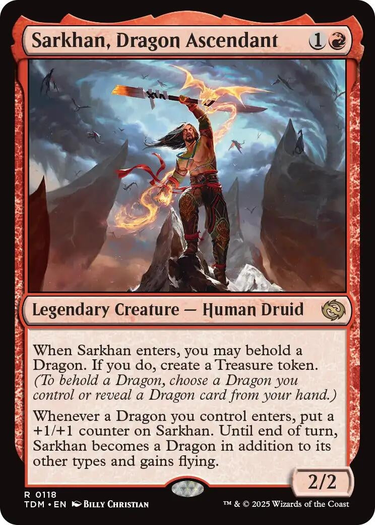 Image for Sarkhan, Dragon Ascendant (118) [TDM]
