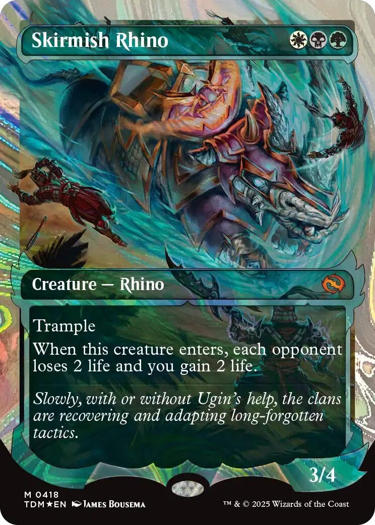 Image for Skirmish Rhino (Showcase) (Halo Foil) (418) [TDM]