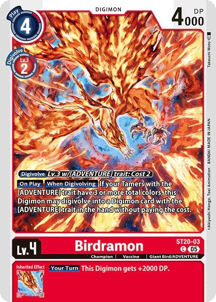 Image for Birdramon (ST20-03 C) (Starter Deck 20: Protector of Light) (ST-20) - Digimon Card Game
