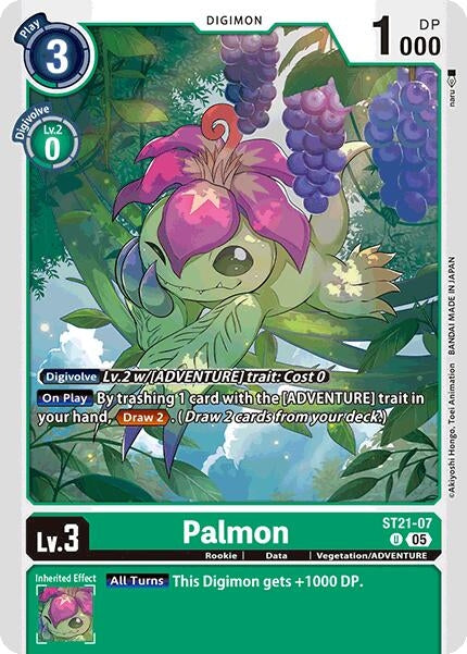 Image for Palmon (ST21-07 U) (Starter Deck 21: Hero of Hope) (ST-21) - Digimon Card Game
