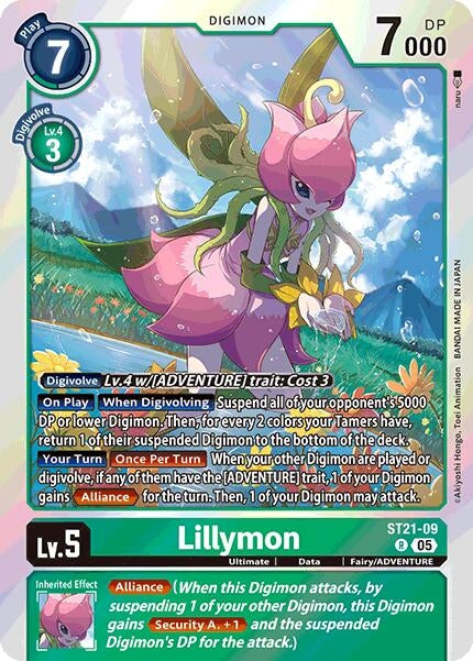 Image for Lillymon (ST21-09 R) (Starter Deck 21: Hero of Hope) (ST-21) - Digimon Card Game