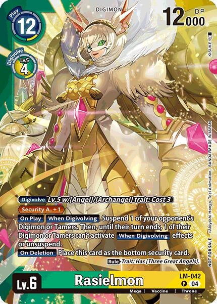 Image for Rasielmon (Limited Card Pack) (LM-042 P) (World Convergence) (BT-21) - Digimon Card Game