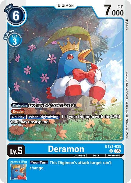 Image for Deramon (BT21-038 C) (World Convergence) (BT-21) - Digimon Card Game