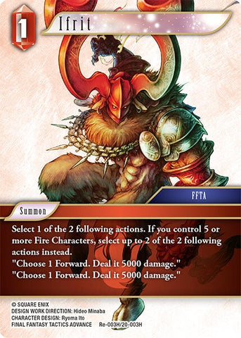 Image for Ifrit (Re-003H/20-003H) [Legacy Collection] - Final Fantasy TCG