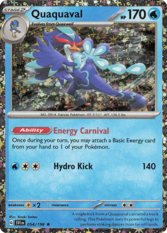 Image for Quaquaval - 054/198 (Sparkle Holo) (054/198) (Miscellaneous Cards & Products) - Pokemon