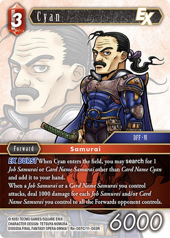 Image for Cyan EX (Re-007C/11-003R) [Legacy Collection] - Final Fantasy TCG