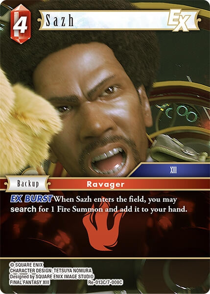 Image for Sazh EX (Re-013C/7-008C) [Legacy Collection] - Final Fantasy TCG