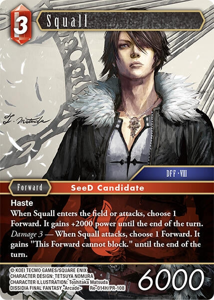 Image for Squall (Re-014H/PR-108) [Legacy Collection] - Final Fantasy TCG