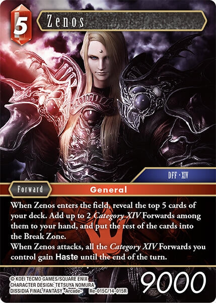 Image for Zenos (Re-015C/14-015R) [Legacy Collection] - Final Fantasy TCG