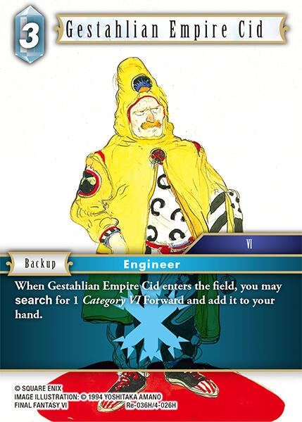 Image for Gestahlian Empire Cid (Re-036H/4-026H) [Legacy Collection] - Final Fantasy TCG