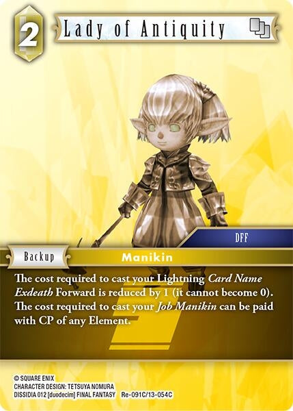 Image for Lady of Antiquity (Re-091C/13-054C) [Legacy Collection] - Final Fantasy TCG
