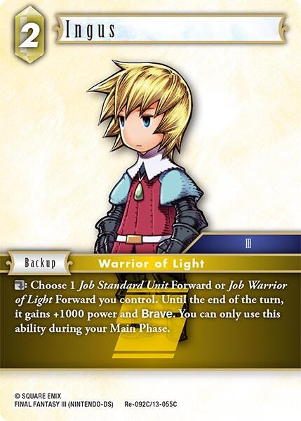 Image for Ingus (Re-092C/13-055C) [Legacy Collection] - Final Fantasy TCG