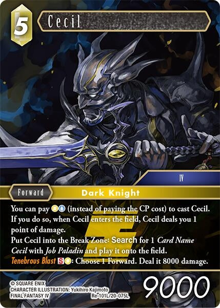 Image for Cecil (Re-101L/20-075L) (Re-101L/20-075L) [Legacy Collection] - Final Fantasy TCG