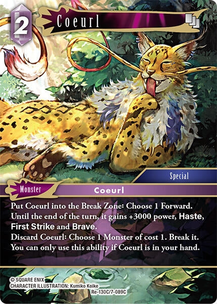 Image for Coeurl (Re-130C/7-089C) [Legacy Collection] - Final Fantasy TCG
