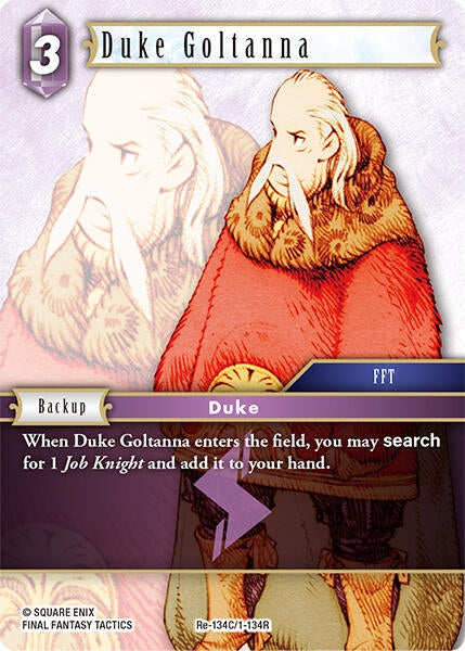 Image for Duke Goltanna (Re-134C/1-134R) [Legacy Collection] - Final Fantasy TCG