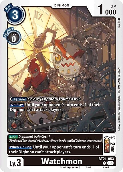 Image for Watchmon (BT21-053 C) (World Convergence) (BT-21) - Digimon Card Game