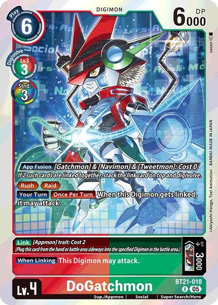 Image for DoGatchmon (BT21-018 R) (World Convergence) (BT-21) - Digimon Card Game