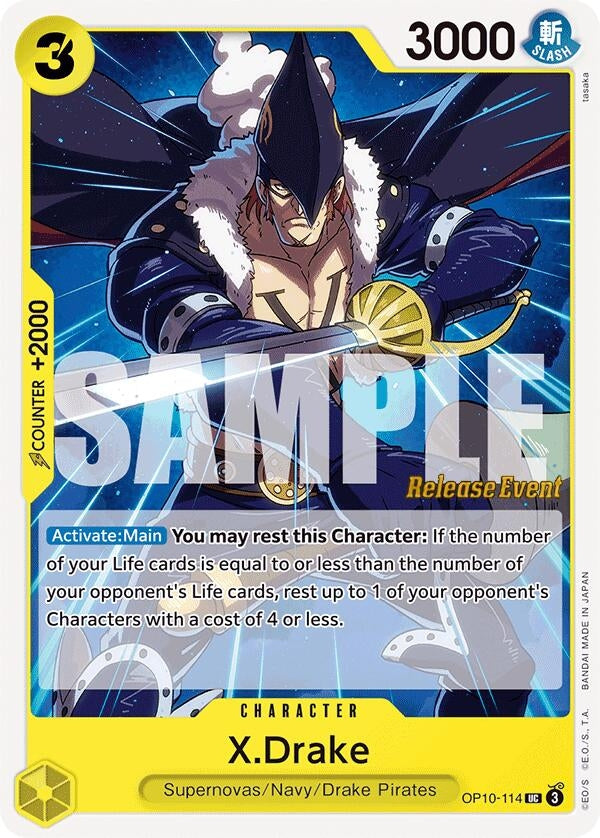 Image for X.Drake (OP10-114) (OP10 RE)