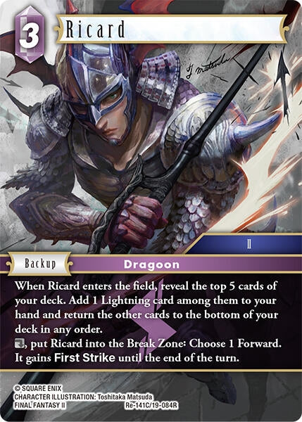 Image for Ricard (Re-141C/19-084R) [Legacy Collection] - Final Fantasy TCG