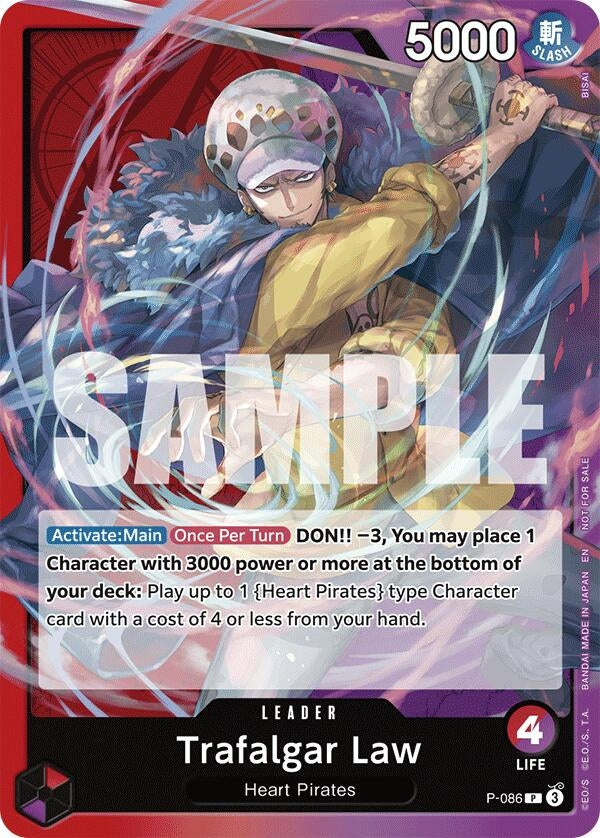 Image for Trafalgar Law (OP10 Release Event) (P-086) (OP-PR)