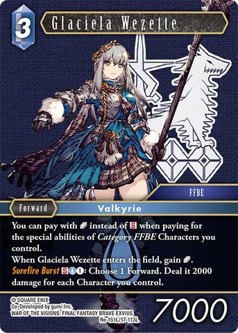 Image for Glaciela Wezette (Re-151L/17-113L) [Legacy Collection] - Final Fantasy TCG