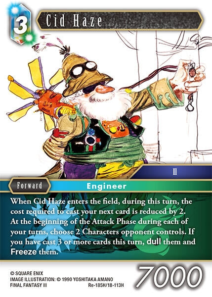Image for Cid Haze (Re-185H/18-113H) [Legacy Collection] - Final Fantasy TCG