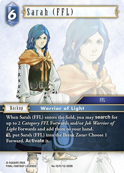 Image for Sarah (FFL) (Re-157C/12-099R) [Legacy Collection] - Final Fantasy TCG