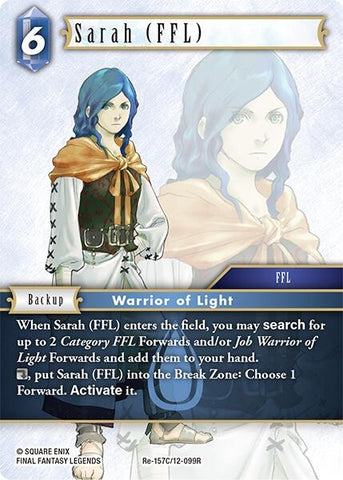 Image for Sarah (FFL) (Re-157C/12-099R) [Legacy Collection] - Final Fantasy TCG