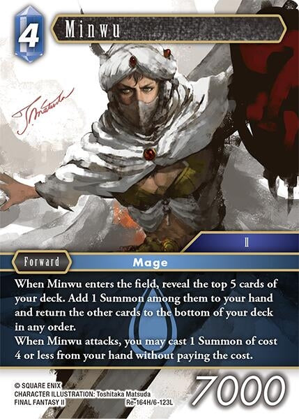 Image for Minwu (Re-164H/6-123L) [Legacy Collection] - Final Fantasy TCG