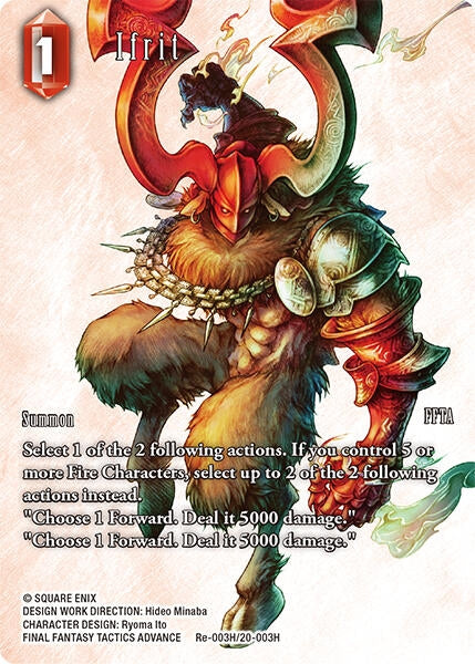 Image for Ifrit (Full Art) (Re-003H/20-003H) [Legacy Collection] - Final Fantasy TCG