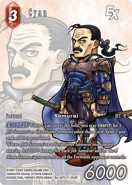 Image for Cyan EX (Full Art) (Re-007C/11-003R) [Legacy Collection] - Final Fantasy TCG